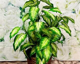 269 - 39" Faux Fern Potted Plant