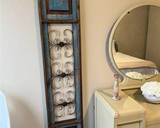 180 - Cathedral Gothic Wood and Metal Accent Wall Decor