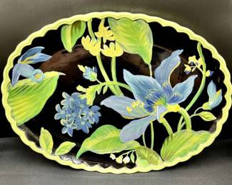 47 LOT. Raymond Waites Iris Serving Tray Platter