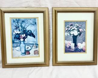 255 - Gold Framed Cezanne & Fantin-Latour Art - LOT OF 2