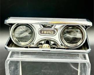 231 - Vintage Japanese Folding Opera 25x Binoculars