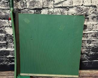 76 LOT. Huge 25 in Teal Premier Manual Paper Cutter