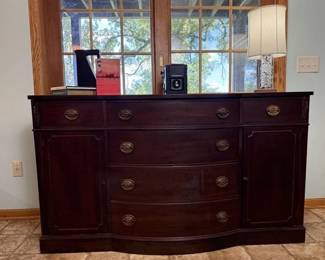 230 - Solid Mahogany Sideboard Buffet by Drexel