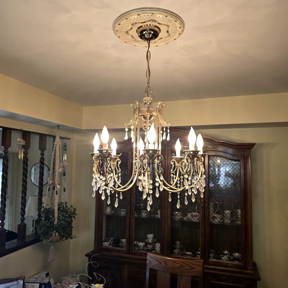 All Chandeliers will be removed by a professional by the time the sale begins for easy purchase.