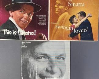 Vinyl Frank Sinatra Albums Set of Three