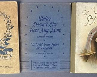 Antique & Vintage Religious Booklets Set of Three
