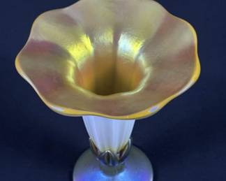 Steven Lundberg Glass Art Vase 2001