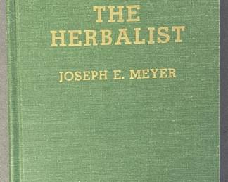 Vintage Book The Herbalist Joseph E Meyer