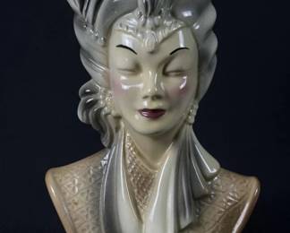 Vintage Navis & Smith MCM TV Lamp Bust