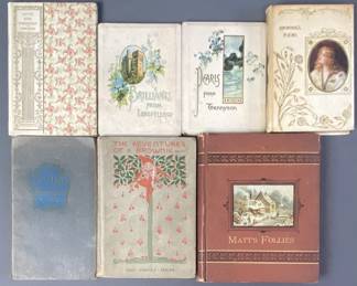Antique Books, Poetry Remedies & Children's