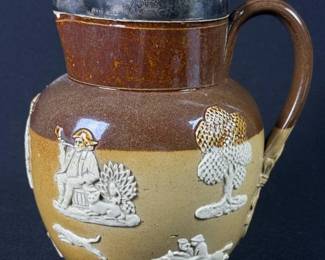 Royal Doulton Hunter Pitcher Sterling Silver 6444