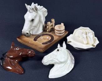 Vintage Ceramic Horse Mixed Grouping