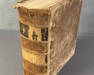 Antique 19th C. Webster's Dictionary