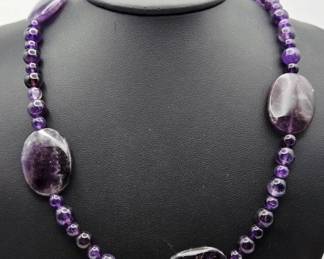 Jay King Sterling Silver Amethyst Necklace