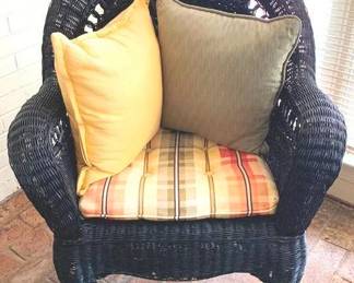 403 - Wicker Chair - 36" x 30" x 20"