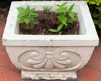 309 - Concrete Planter - 9" x 14" x 14"