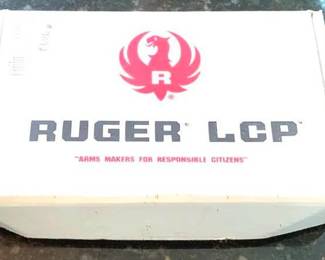 18 - Ruger LCP Empty Box with Papers & Lock