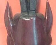 256 - Wood Animal Mask - 19" x 6"