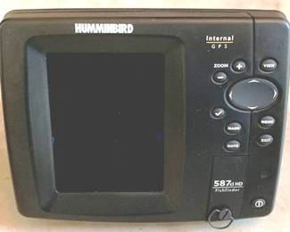 10 - Humminbird 587d HD Fish finder (No Cables) You are buying a used as-is electric/electronic item. We do not guarantee all components are present, and if it is not expressly stated, it is untested.