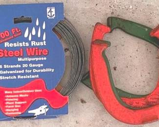 76 - Horseshoes & Steel Wire Roll