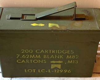 29 - Metal Ammo Can - 7" x 11" x 4"