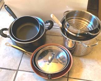 150 - Lot of Assorted of Pots & Pans