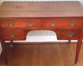 222 - Antique 4 Drawer Desk - 31" x 42" x 19.5"
