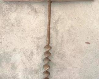 60 - Antique Hand Drill - 19" x 19"