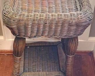 168 - Wicker Stand - 24x15x15