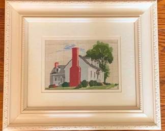 172 - Framed Needlepoint - 12" x 14"