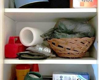 3 - Cabinet Lot of Items