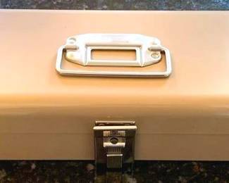 17 - Metal Cash Box - 3" x 10" x 5"