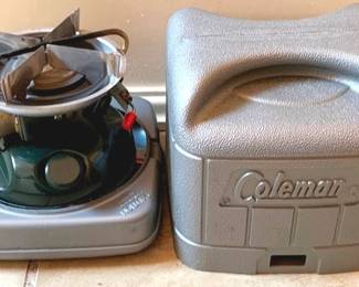 31 - Coleman Camp Stove & Case - 7" x 7" x 7"