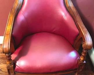 350 - Nailhead Chair - 36" x 25" x 28"