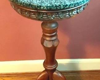 260 - Marble Top Stand - 37" x 18"