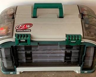 46 - Tackle Box with Contents - 12" x 15" x 12"