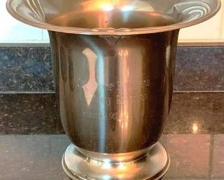 124 - Sliver Plated Ice Bucket - 11" x 9.5"