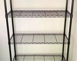 70 - Metal Rolling Shelf Rack - 60" x 36" x 14"
