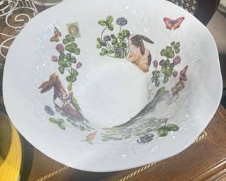 Lg Bowl /Bunnies /Melamine