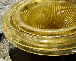 Vintage Amber Bowls