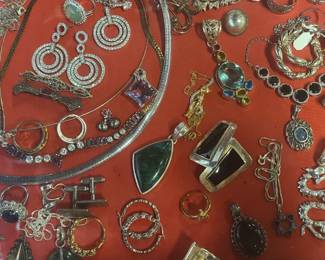 Assorted Sterling jewelry