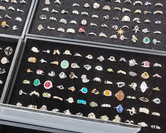 Assorted Sterling $15 rings