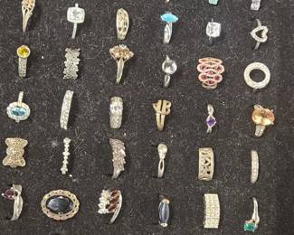 Assorted Sterling rings