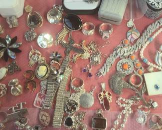 Assorted Sterling jewelry