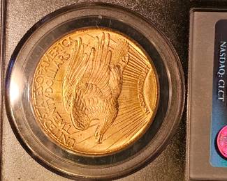 1927 Gold $20 coin