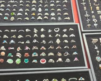 Assorted Sterling rings