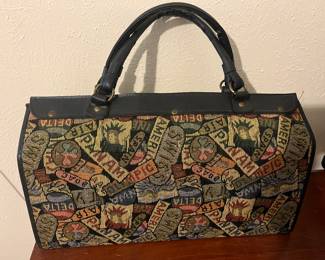 Vintage Airline Tapestry Travel Bag