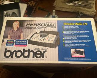 Brother, personal fax machine unopened