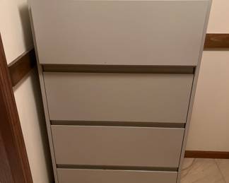 Four drawer drawer lateral file cabinet