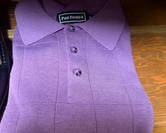 Nice selection of men’s clothes, including Paul Frederick